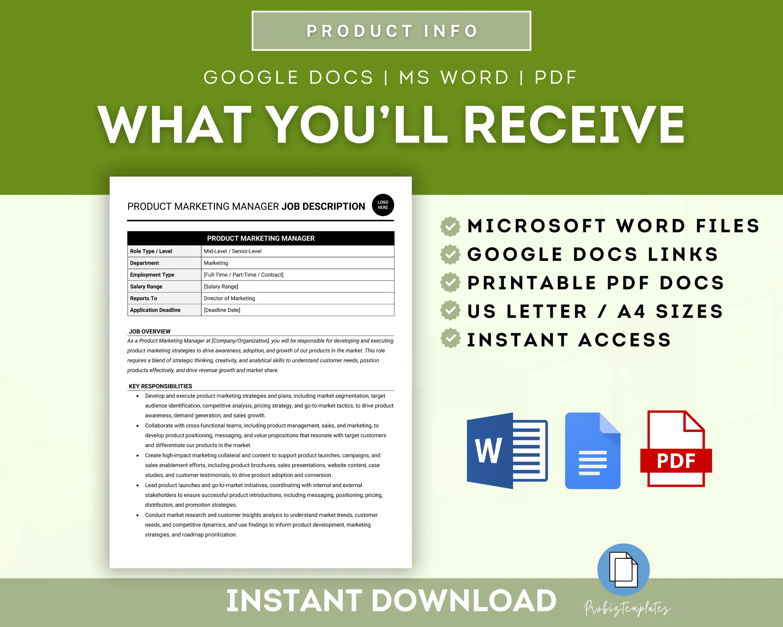 Product Marketing Manager Job Description Template - Image 6