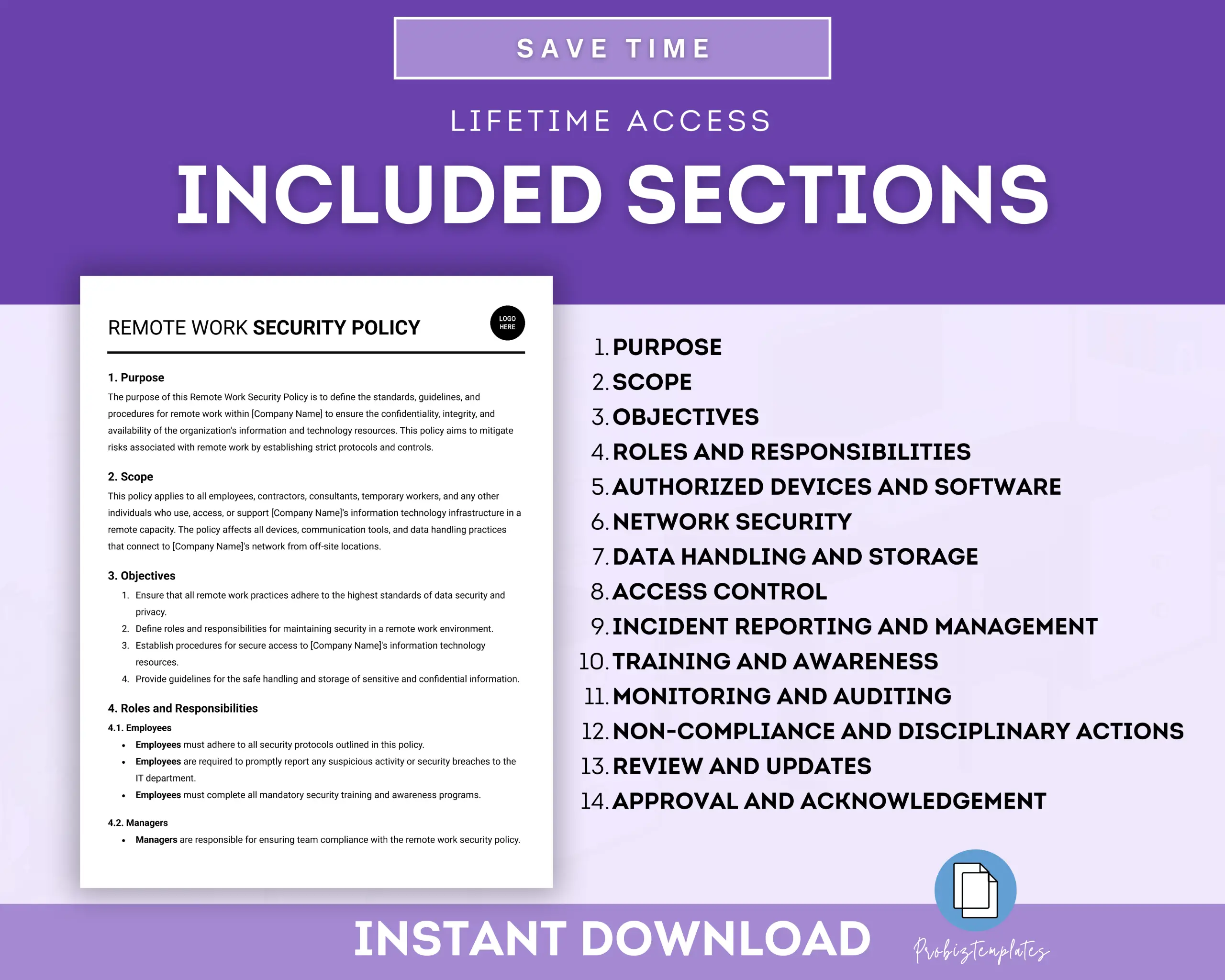Remote Work Security Policy Template - Image 3