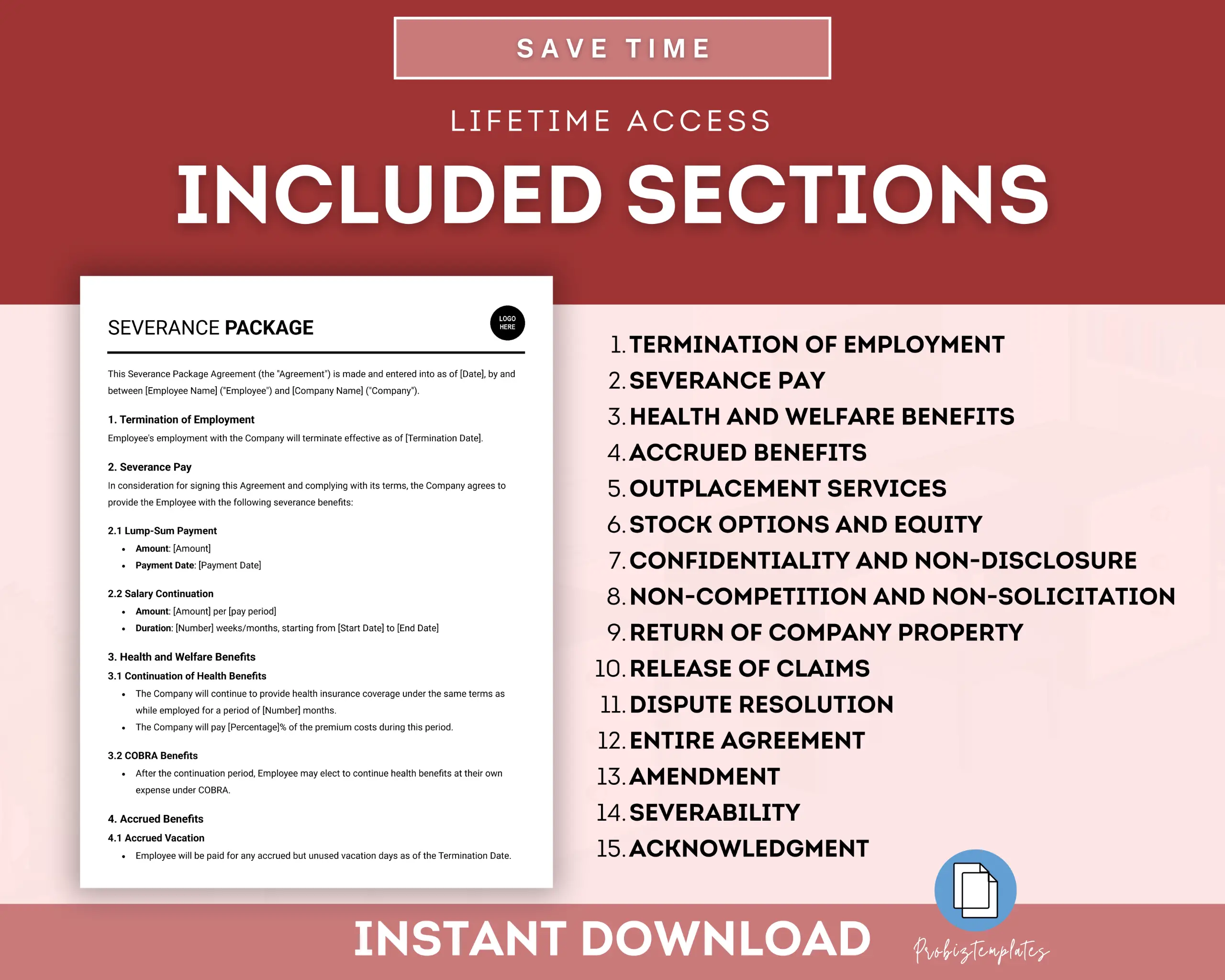 Severance Package Template - Image 3