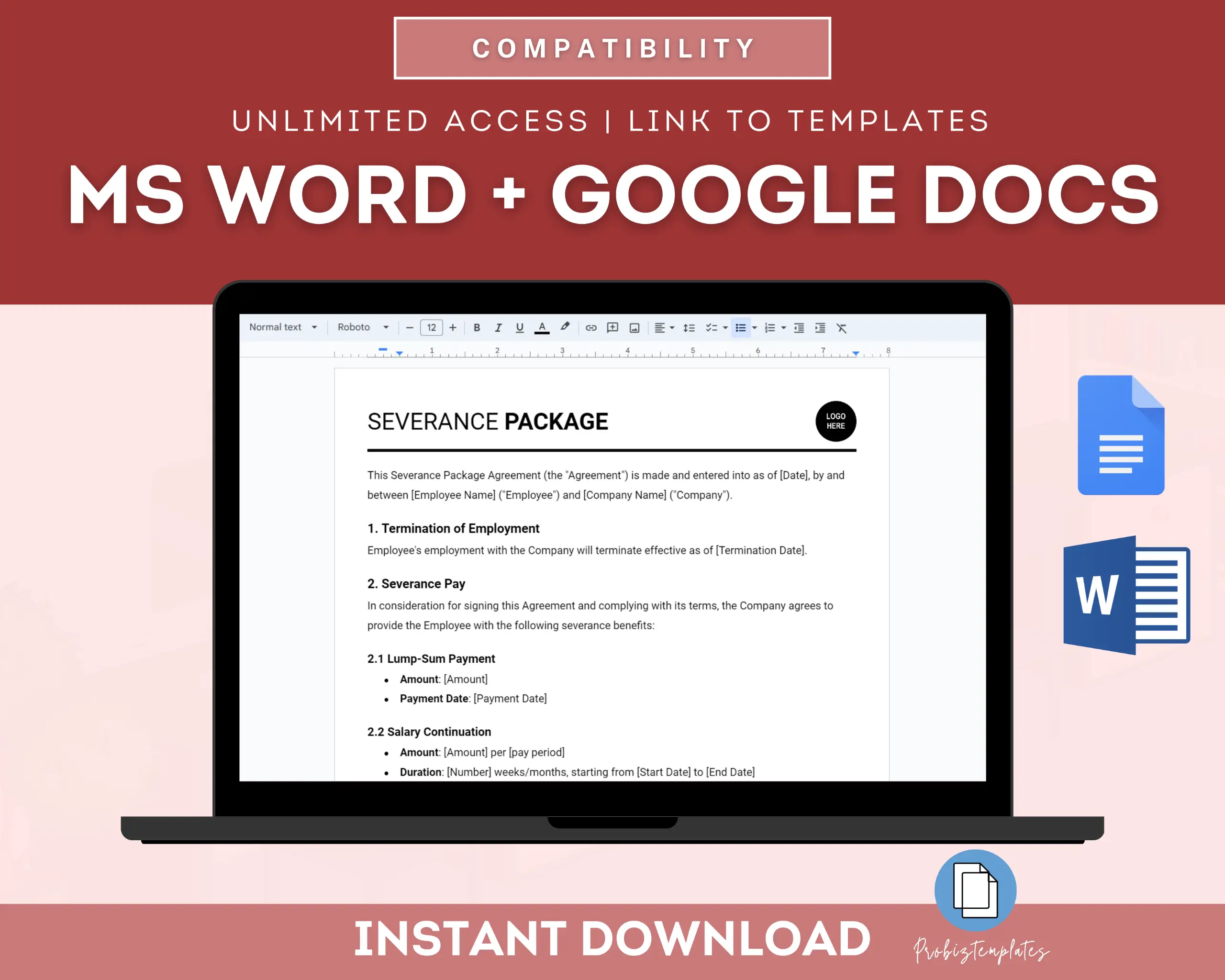 Severance Package Template - Image 4
