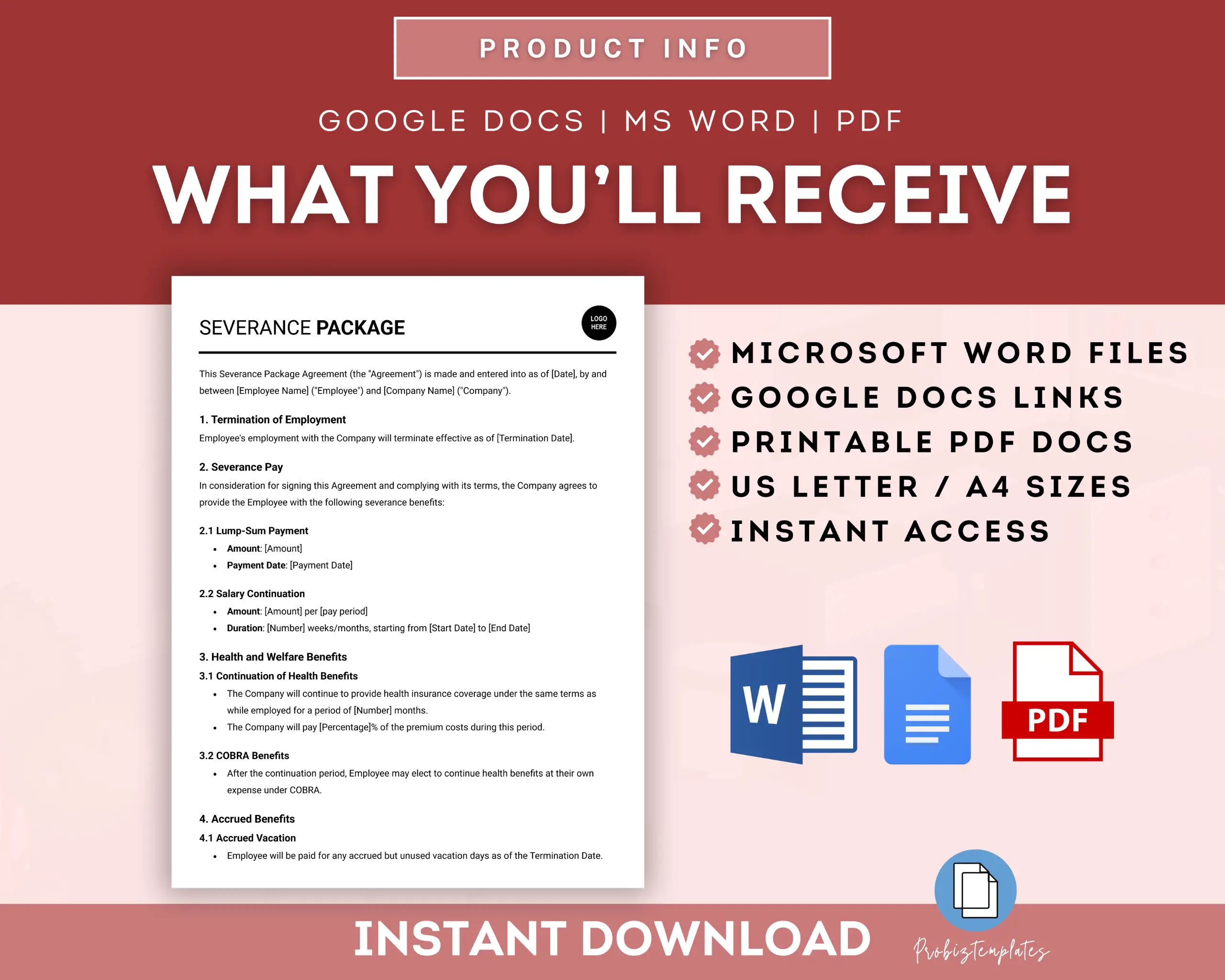 Severance Package Template - Image 6