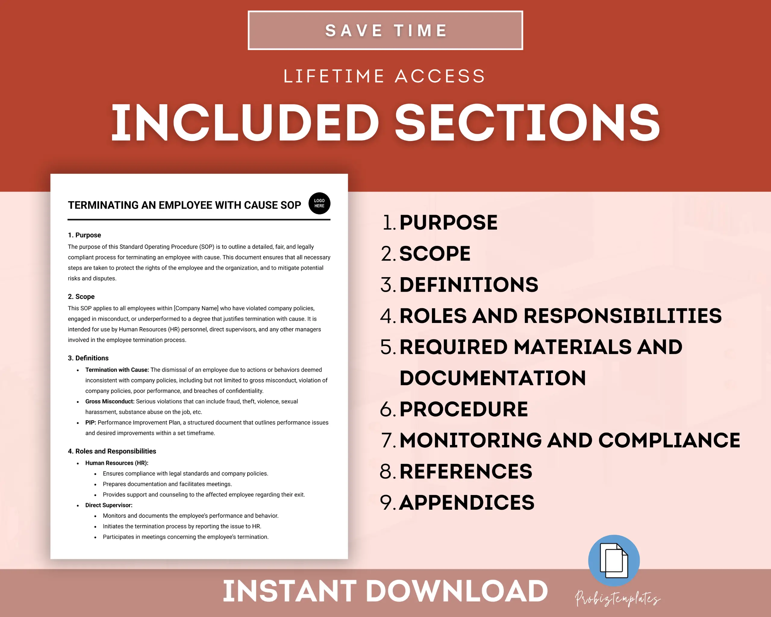 Terminating An Employee With Cause SOP Template - Image 3