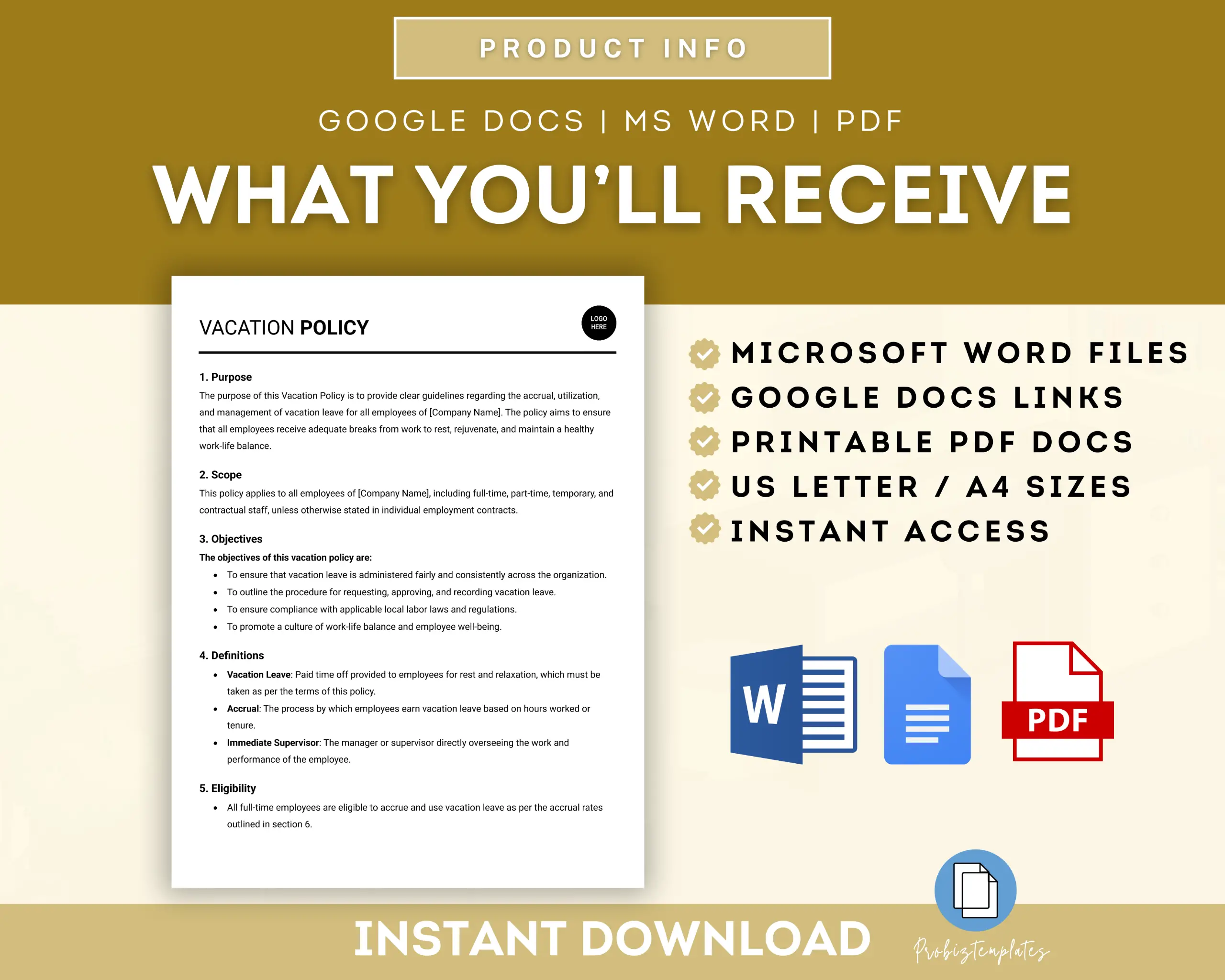 Vacation Policy Template - Image 6