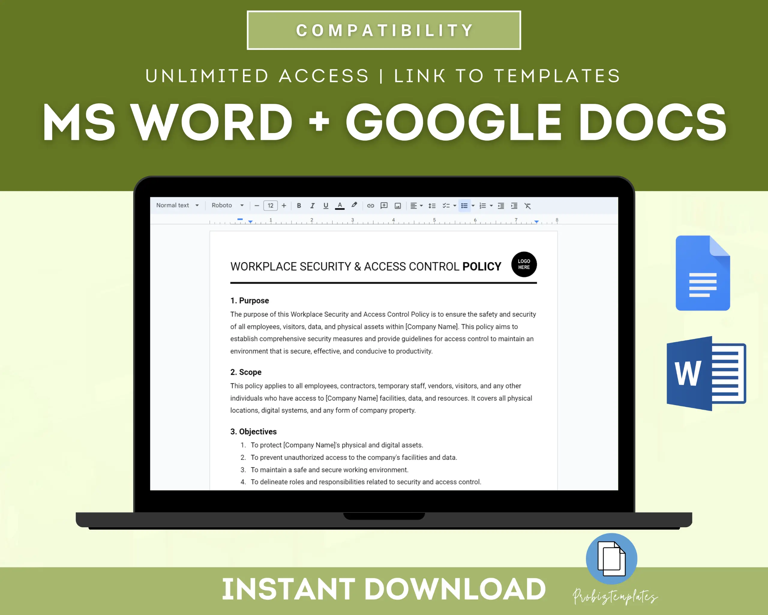 Workplace Security And Access Control Policy Template - Image 4