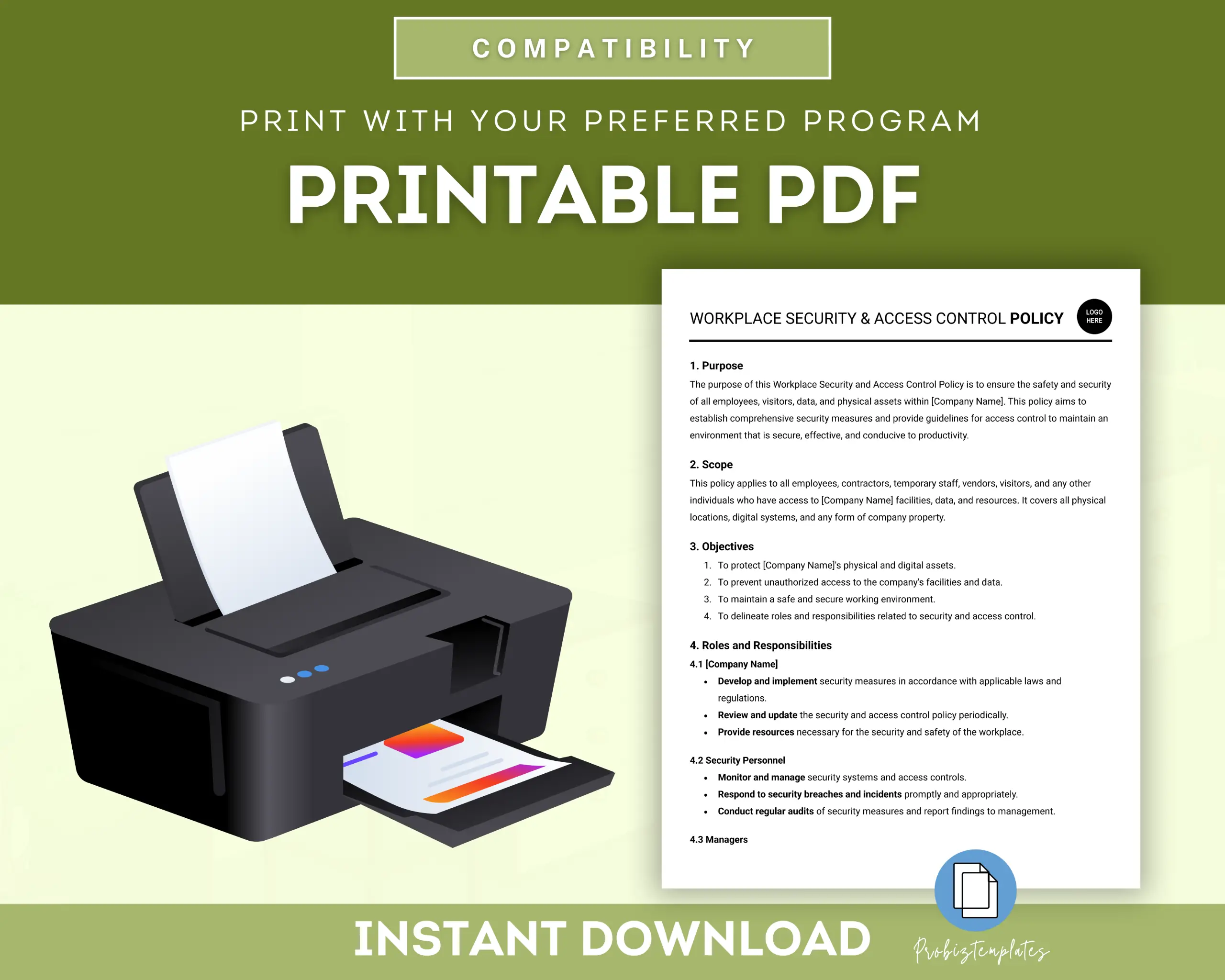 Workplace Security And Access Control Policy Template - Image 6