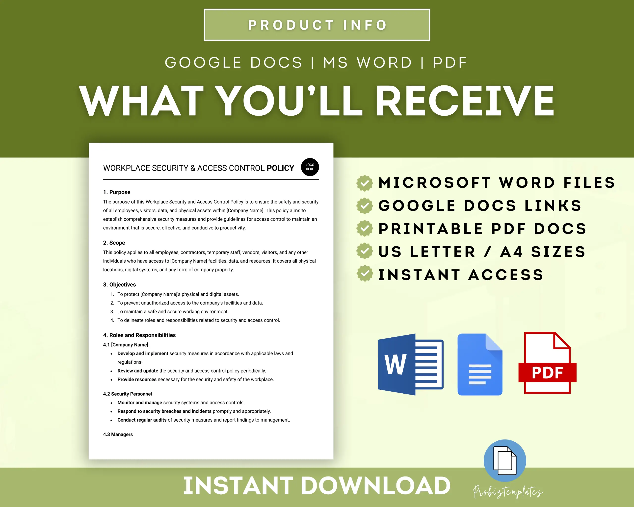 Workplace Security And Access Control Policy Template - Image 5